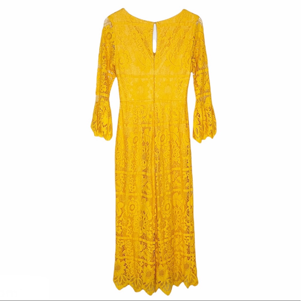 Lulus Lace Flounce Sleeve Jumpsuit | Lulus - Picture 3 of 7